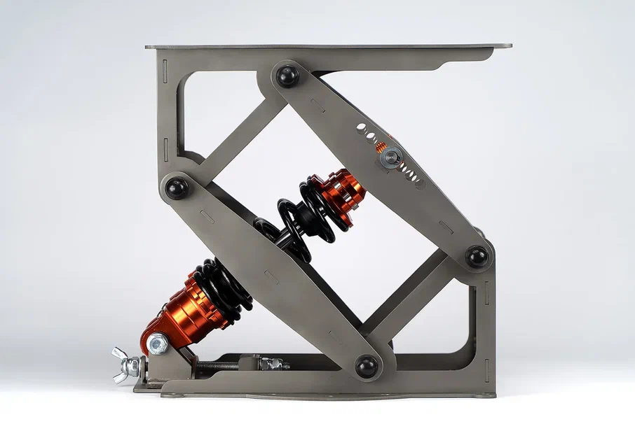 Стойка амортизационная Smart Wave большая "Рыбинка edition" нержавейка