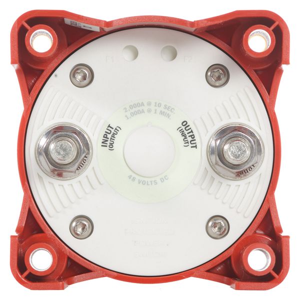 Переключатель АКБ Blue Sea e-Series 9003E 48 В 350 А однополюсный ВКЛ-ВЫКЛ красный