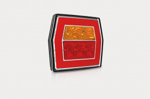 Фонарь задний LED 3-позиционный Fristom FT-122 LED с проводом