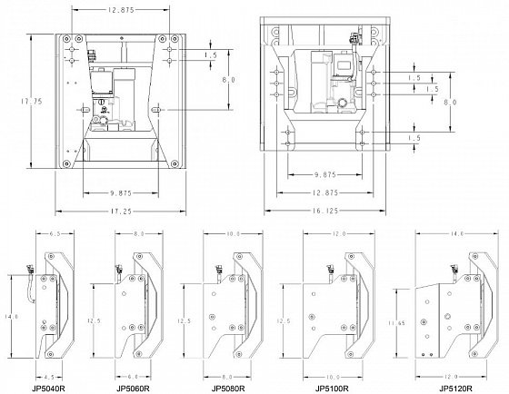 Транцевый лифт SEASTAR STANDART(Dometic) гидравлический до 300 л.с., вылет 6"