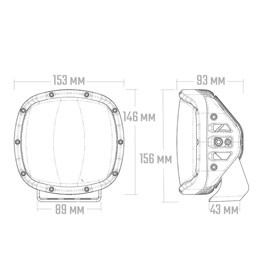 RIGID Adapt XP — Адаптивный свет, одна фара