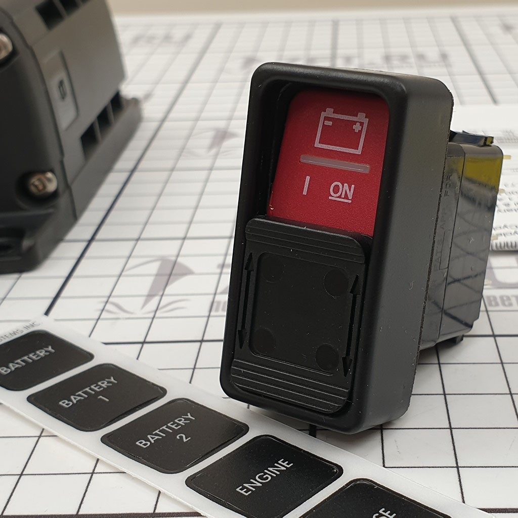 Автоматический переключатель АКБ Blue Sea ML-RBS 7700 12 В 500 А с дистанционным ручным управлением