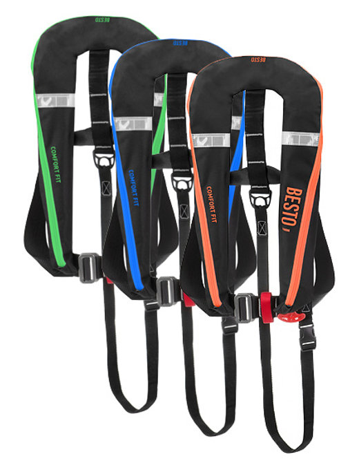 Автоматический надувной спасательный жилет BESTO Comfortfit, 16,5 кг