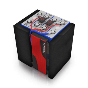 Аккумулятор TITANAT 12V 104Ah LiFePO4 Защищённый АБС пластик