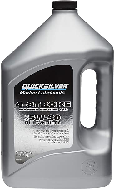 8M0180931 Моторное масло синтетическое 5W30 QUICKSILVER Full Synthetic для ПЛМ, 4л