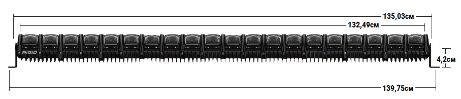 50 » RIGID Adapt — Адаптивный свет (140 светодиодов)