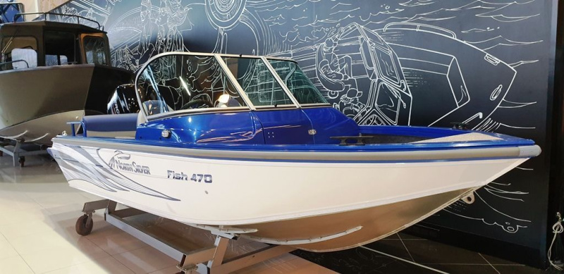 NorthSilver 470 Fish на катере — пример установки, Рыбанутые.РФ