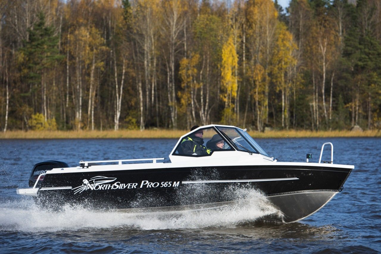 NorthSilver PRO 565 M на катере — пример установки, Рыбанутые.РФ