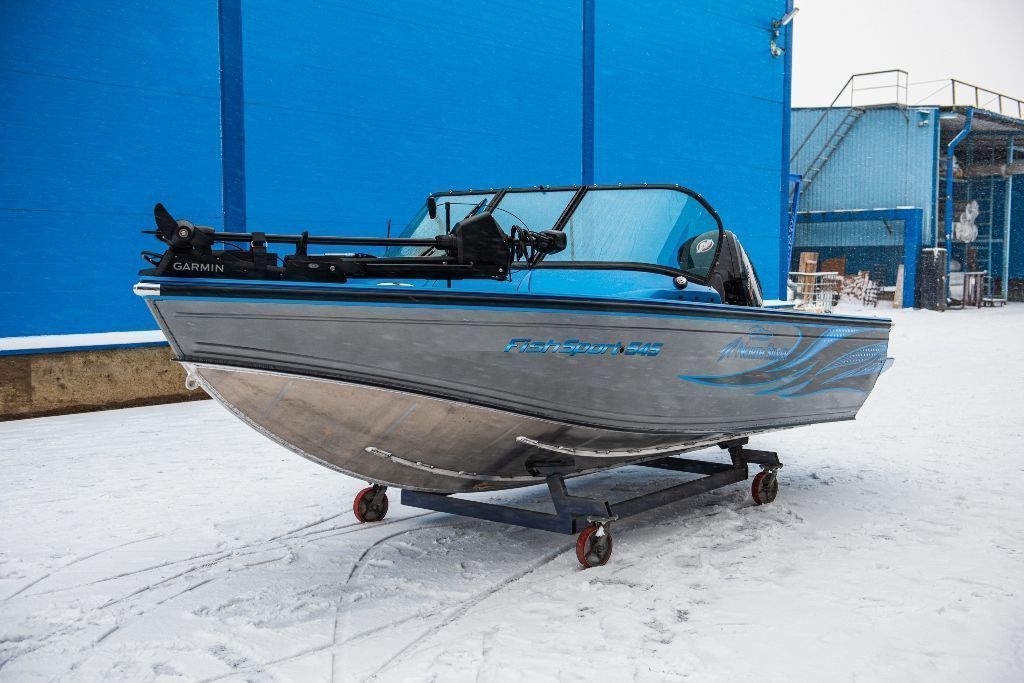 NorthSilver 545 Fish Sport на катере — пример установки, Рыбанутые.РФ