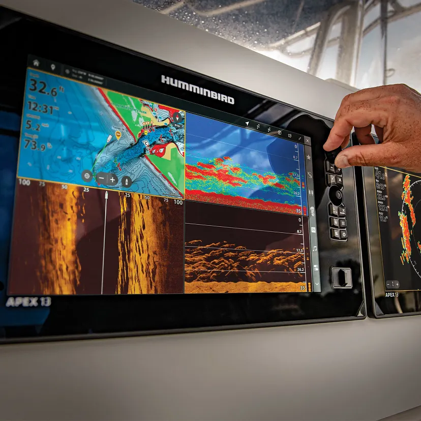 Humminbird APEX 13 MEGA SI+ с датчиком XM 14 HW MSI