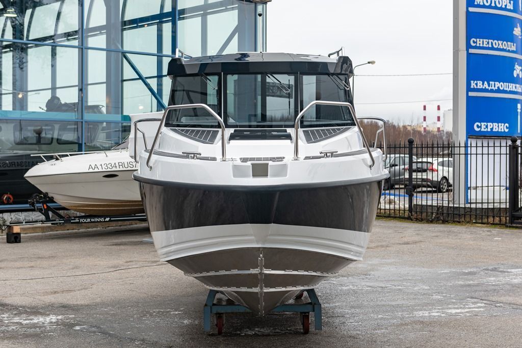 NorthSilver Star Cabin 780 на катере — пример установки, Рыбанутые.РФ