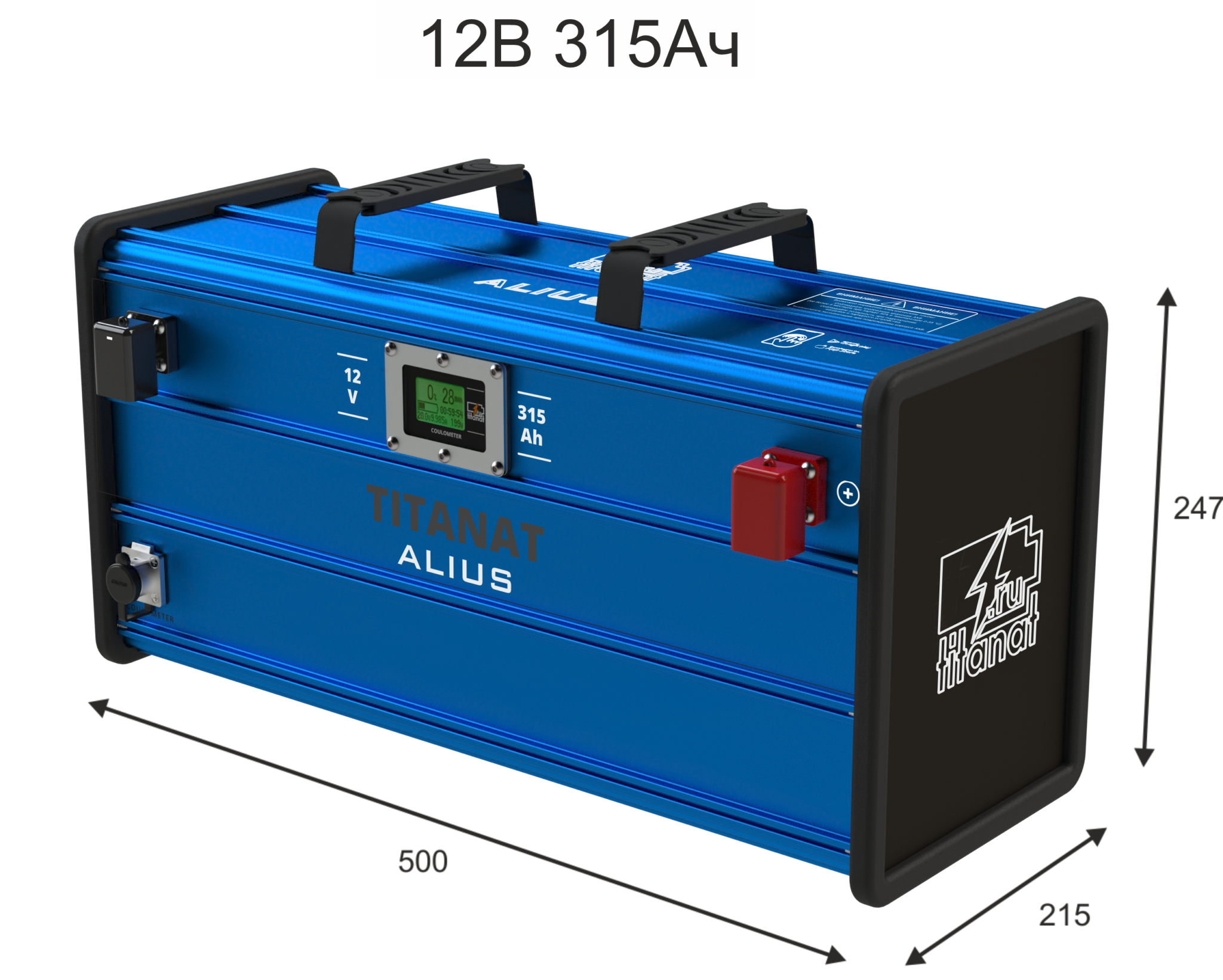 Аккумулятор литиевый 12V 315Ah LiFePO4 ALIUS PRO