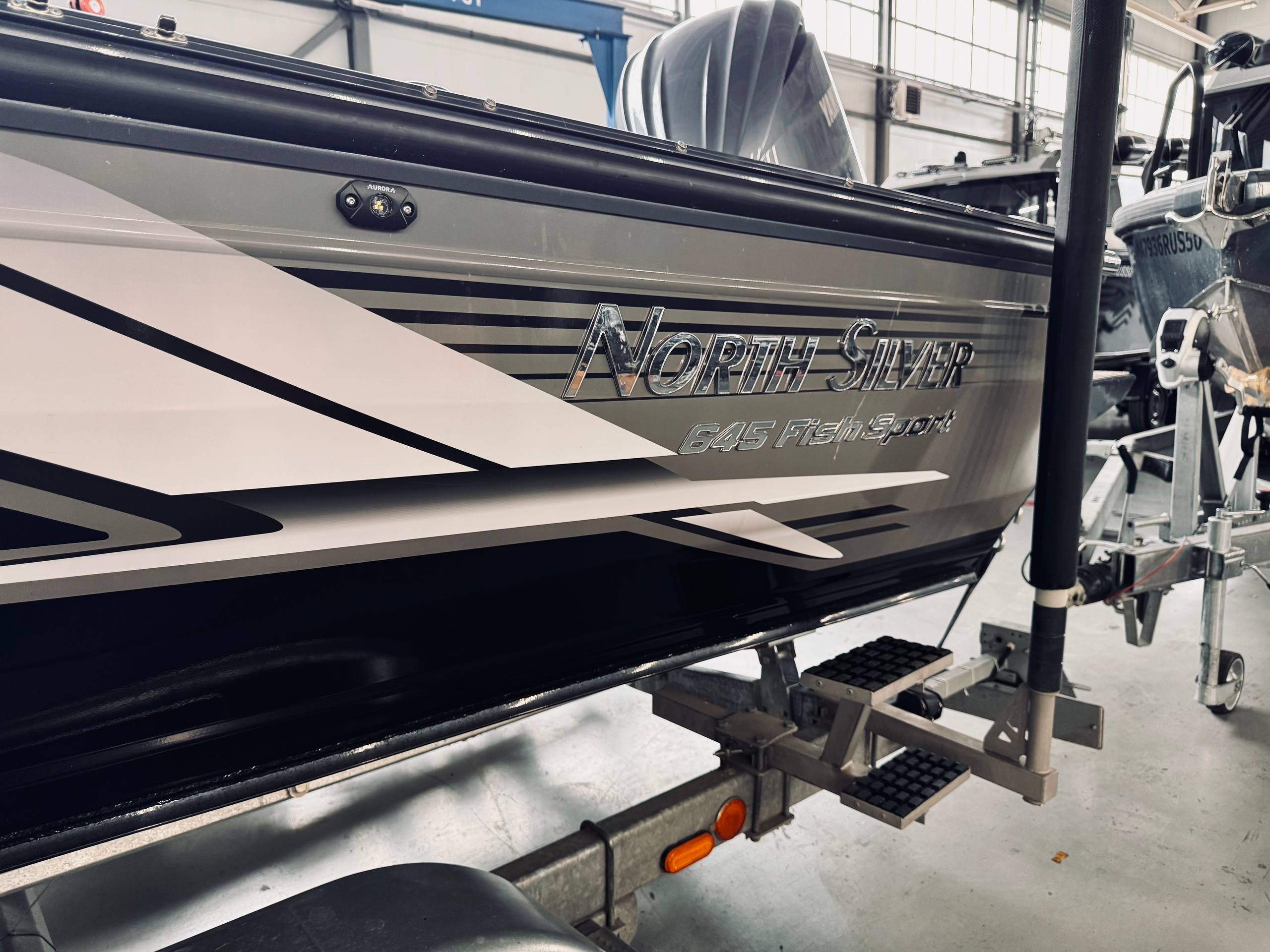 North Silver 645 Fish Sport с Yamaha 250 + прицеп