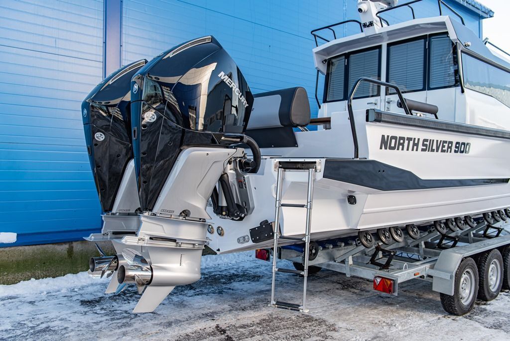 NorthSilver 900 на катере — пример установки, Рыбанутые.РФ