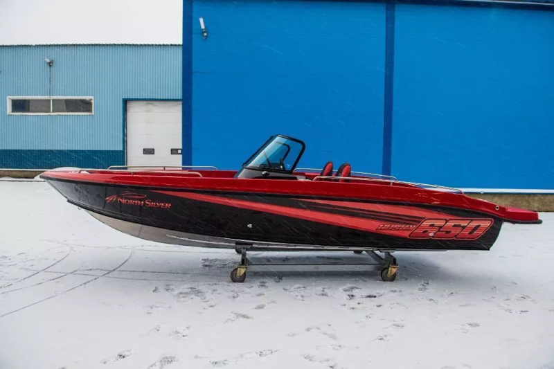 NorthSilver Husky 650 SF на катере — пример установки, Рыбанутые.РФ