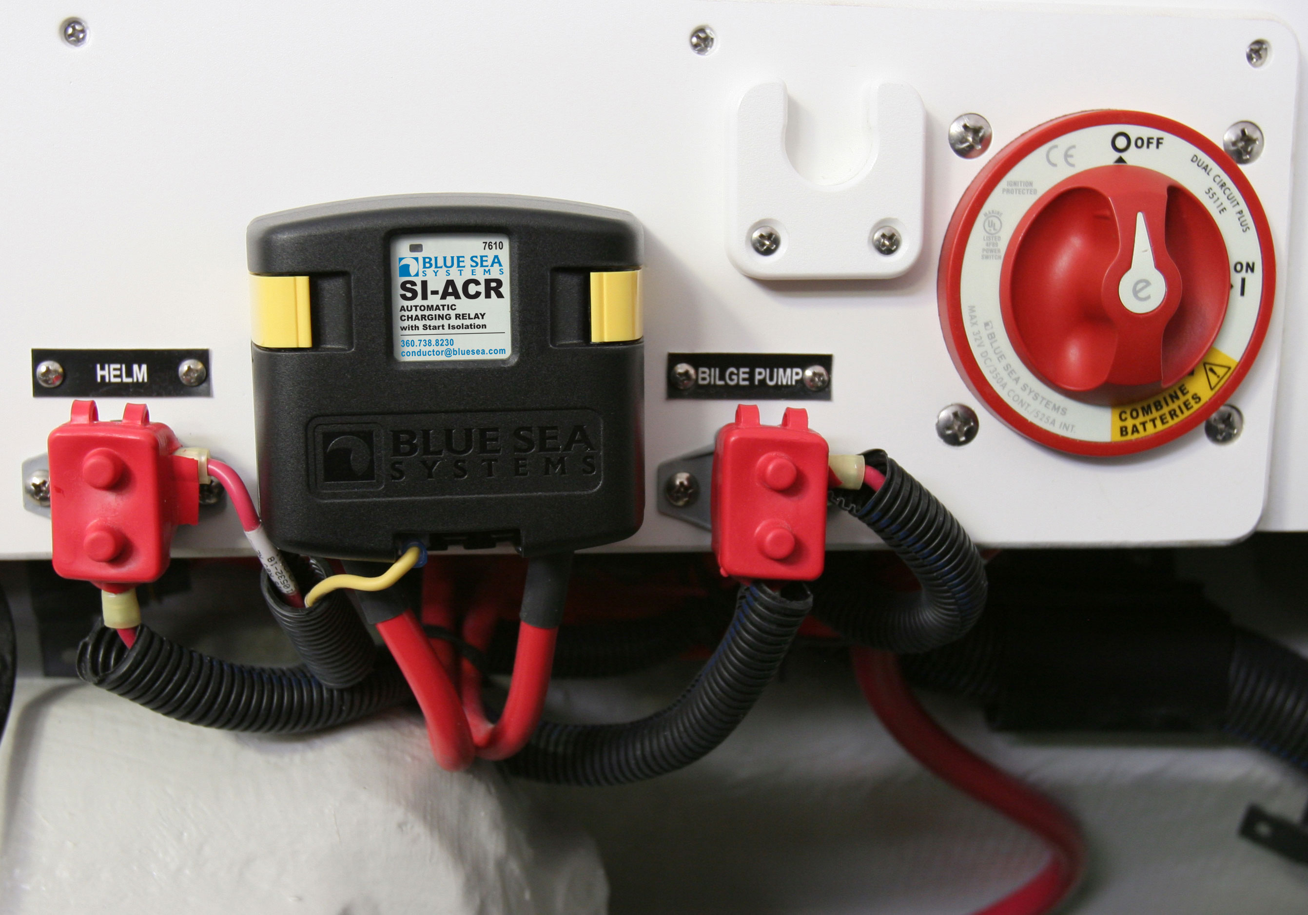 BlueSea Add-A-Battery Kit - 120A 7650
