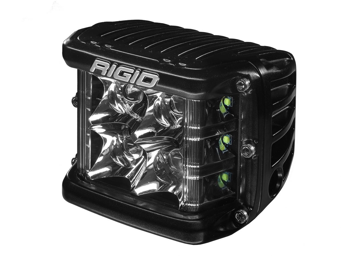 RIGID D-SS Серия PRO (7 светодиодов) Дальний свет (пара) на катере — пример установки, Рыбанутые.РФ
