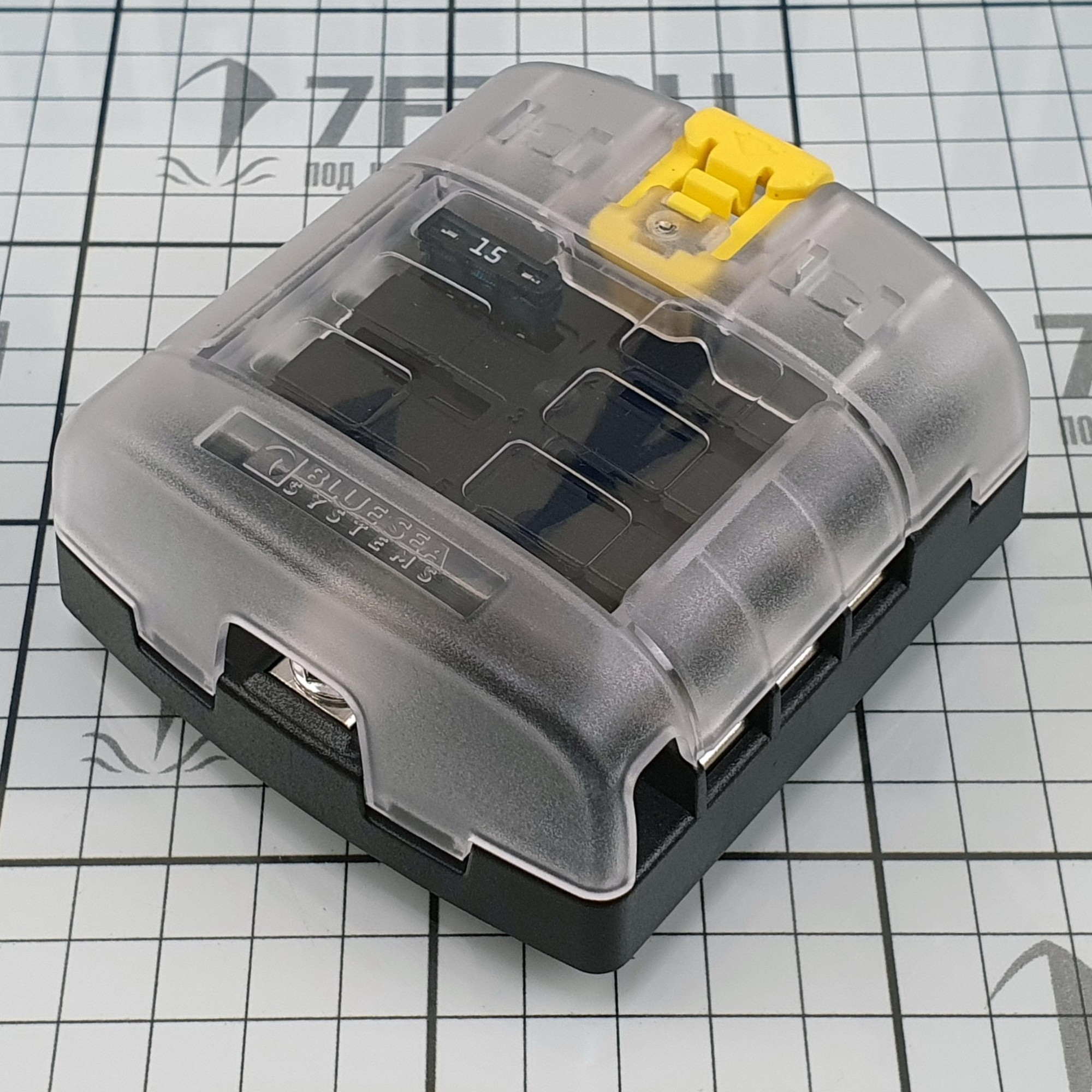 Блок предохранителей ATO/ATC Blue Sea ST-Blade 5028 32 В 30/100 А на 6 предохранителей с крышкой