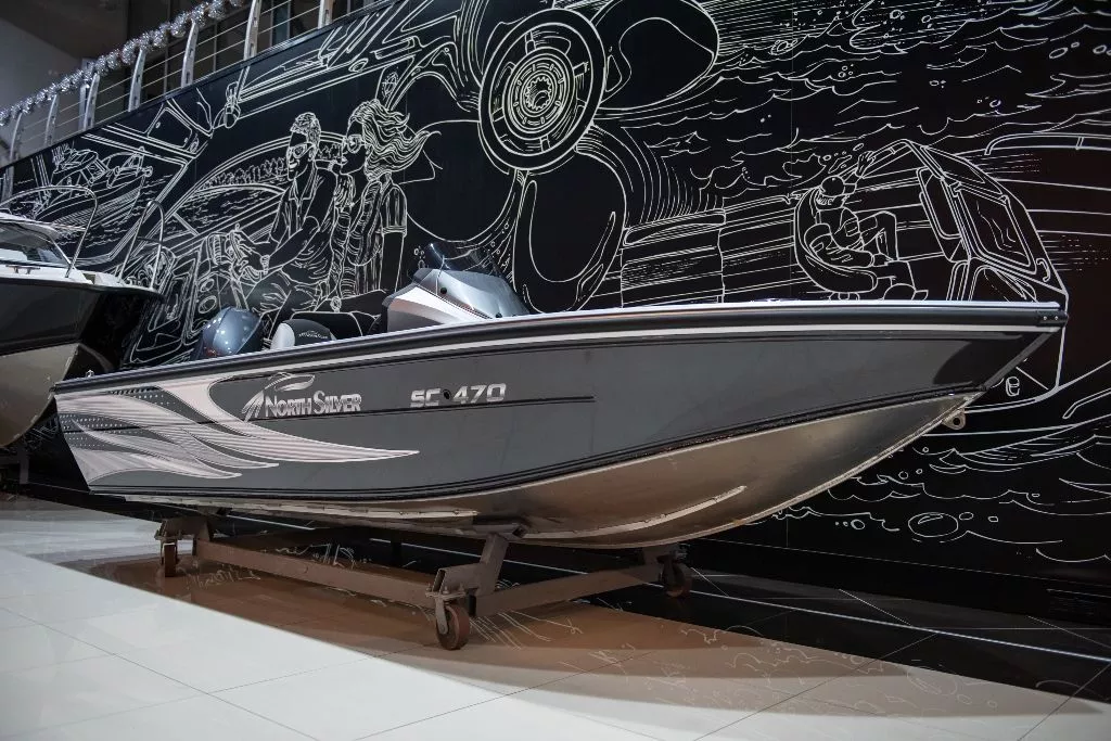 NorthSilver 470 SC на катере — пример установки, Рыбанутые.РФ