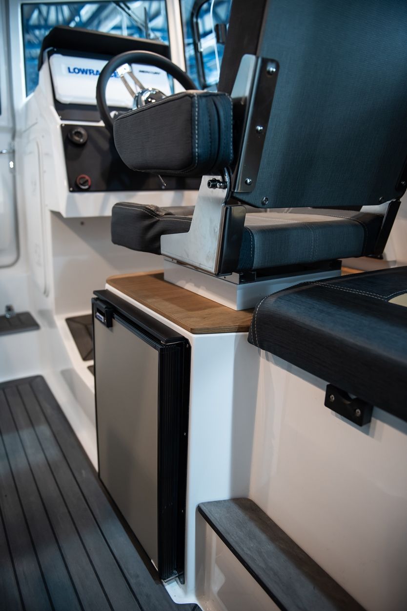 NorthSilver Cabin 655 на катере — пример установки, Рыбанутые.РФ
