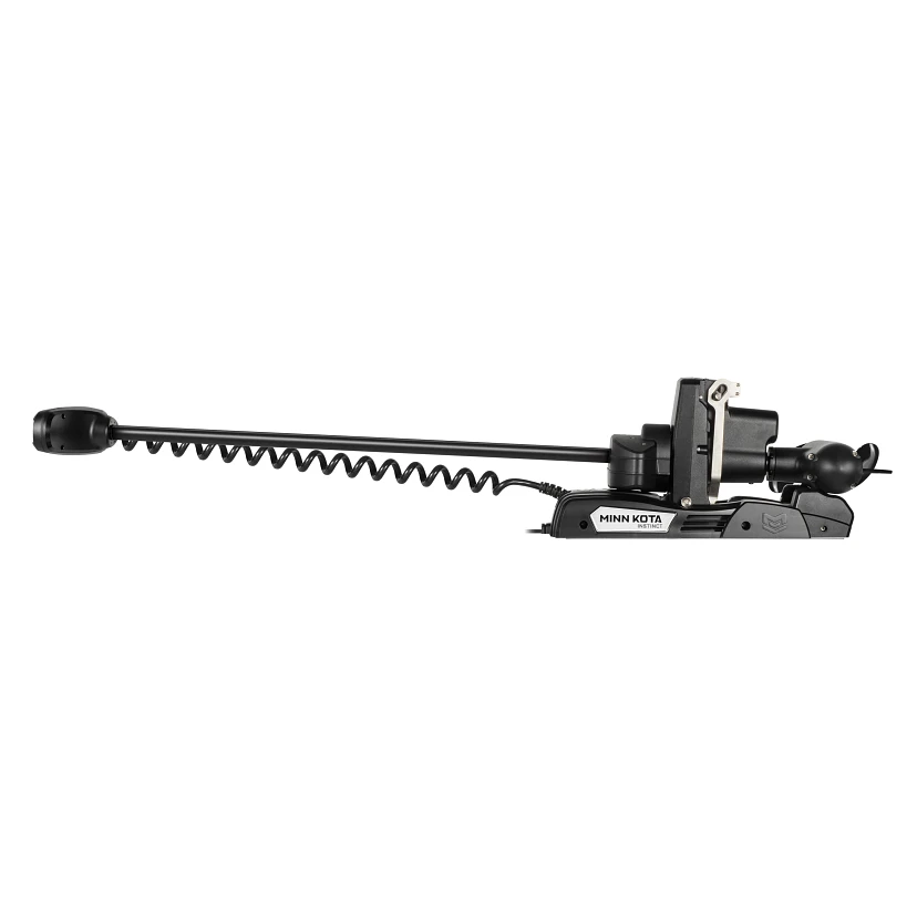 Minn Kota Riptide Instinct QUEST 90/115 lb. Thrust, 60" Shaft, Wireless Remote, Black на катере — пример установки, Рыбанутые.РФ