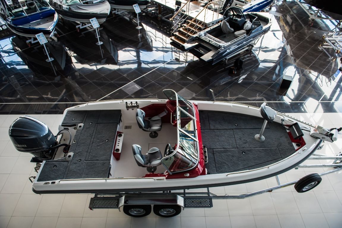 NorthSilver Husky 650 SF на катере — пример установки, Рыбанутые.РФ