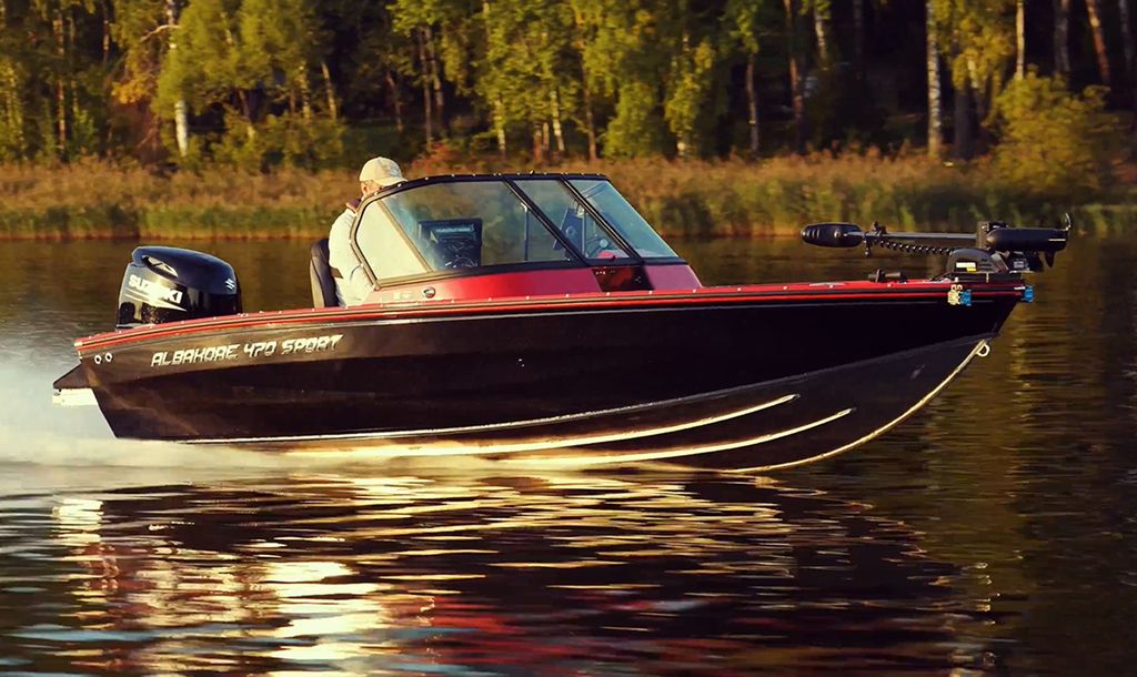 Albakore 470 Sport на катере — пример установки, Рыбанутые.РФ