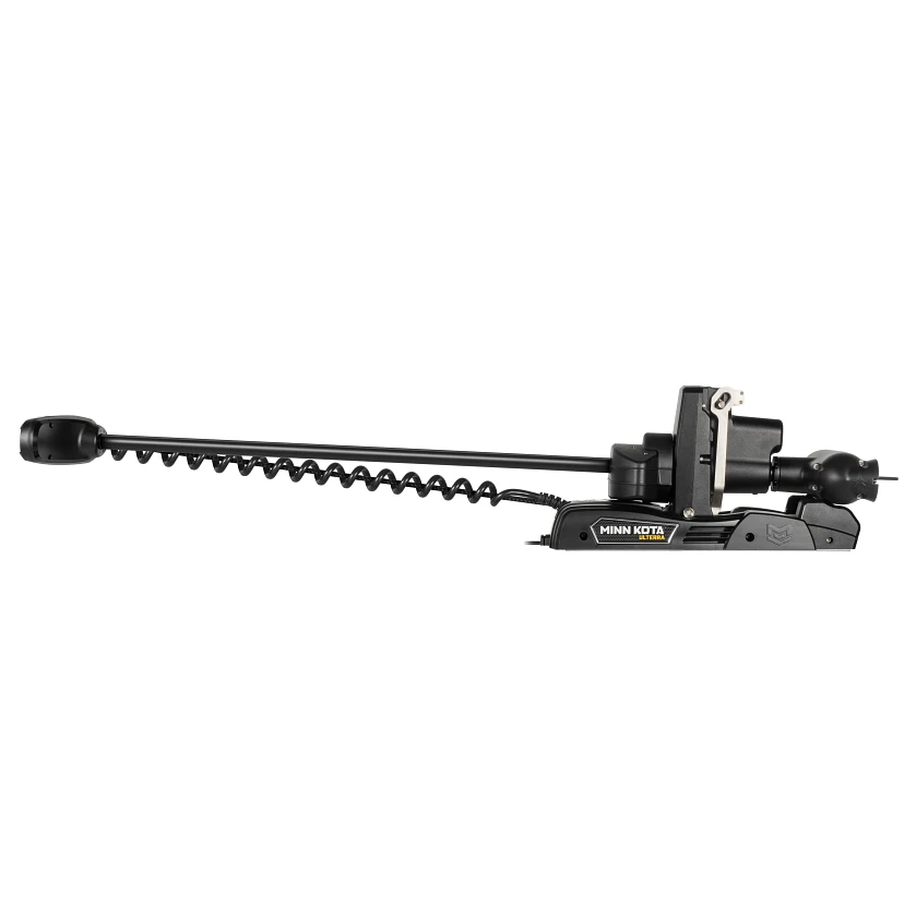 Minn Kota Ulterra QUEST 90/115 lb. Thrust, 60" Shaft, MEGA Side Imaging, Wireless Remote на катере — пример установки, Рыбанутые.РФ