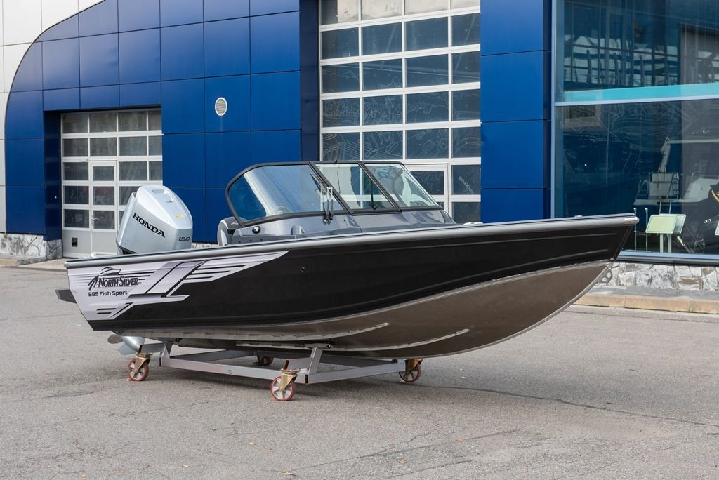 NorthSilver 585 Fish Sport v.2 на катере — пример установки, Рыбанутые.РФ