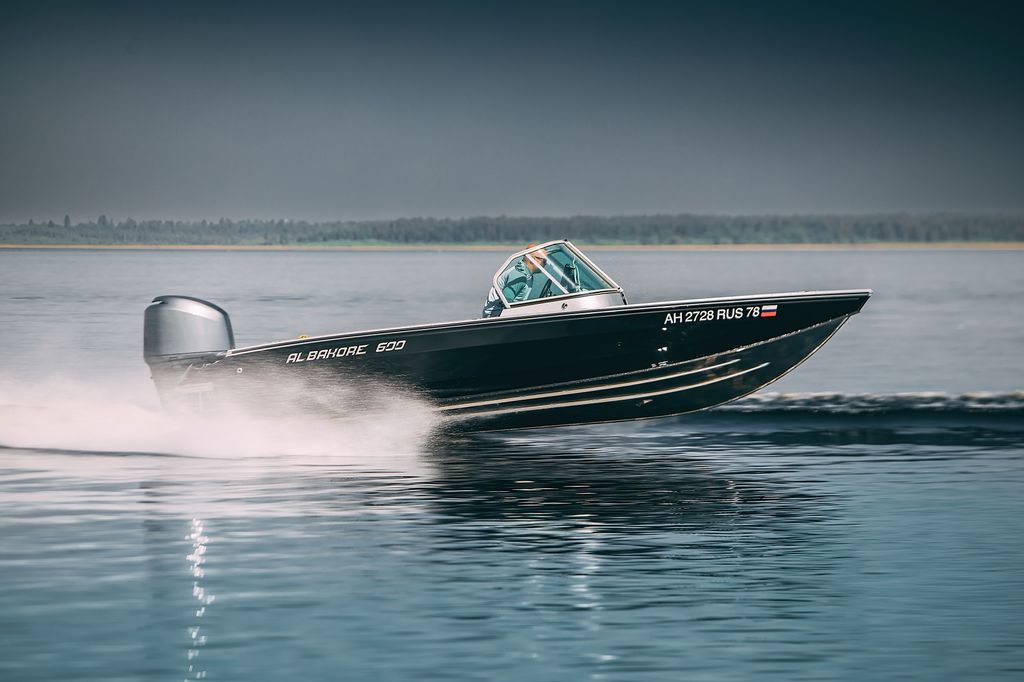 Albakore 600 fish на катере — пример установки, Рыбанутые.РФ