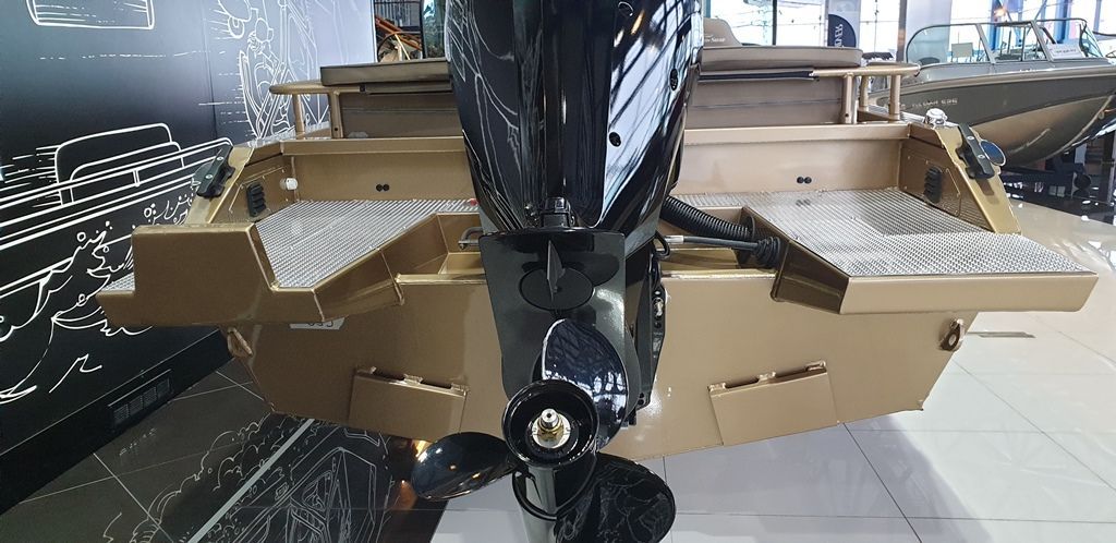 NorthSilver 520 Fish на катере — пример установки, Рыбанутые.РФ