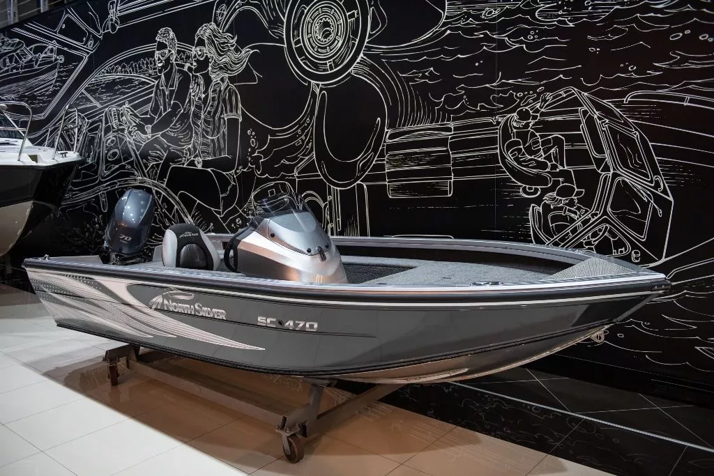 NorthSilver 470 SC на катере — пример установки, Рыбанутые.РФ