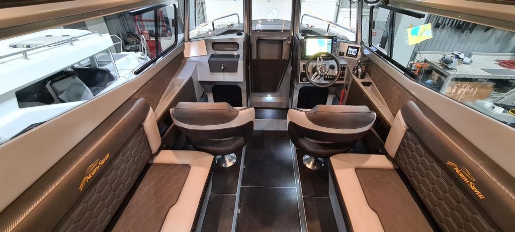 NorthSilver 766 L на катере — пример установки, Рыбанутые.РФ