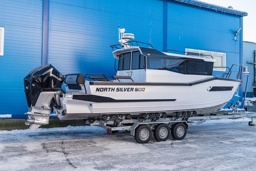 NorthSilver 900 на катере — пример установки, Рыбанутые.РФ
