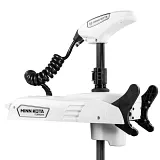 Minn Kota Riptide Terrova QUEST 90/115 lb. Thrust, 100" Shaft, Wireless Remote, White на катере — пример установки, Рыбанутые.РФ