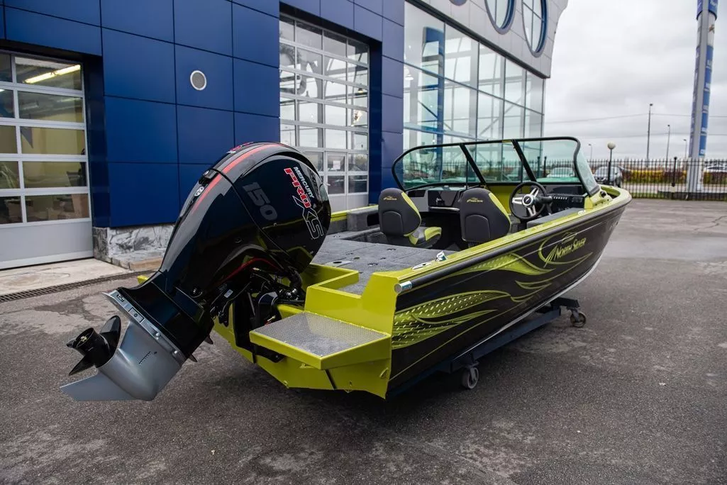NorthSilver 585 Fish Sport на катере — пример установки, Рыбанутые.РФ