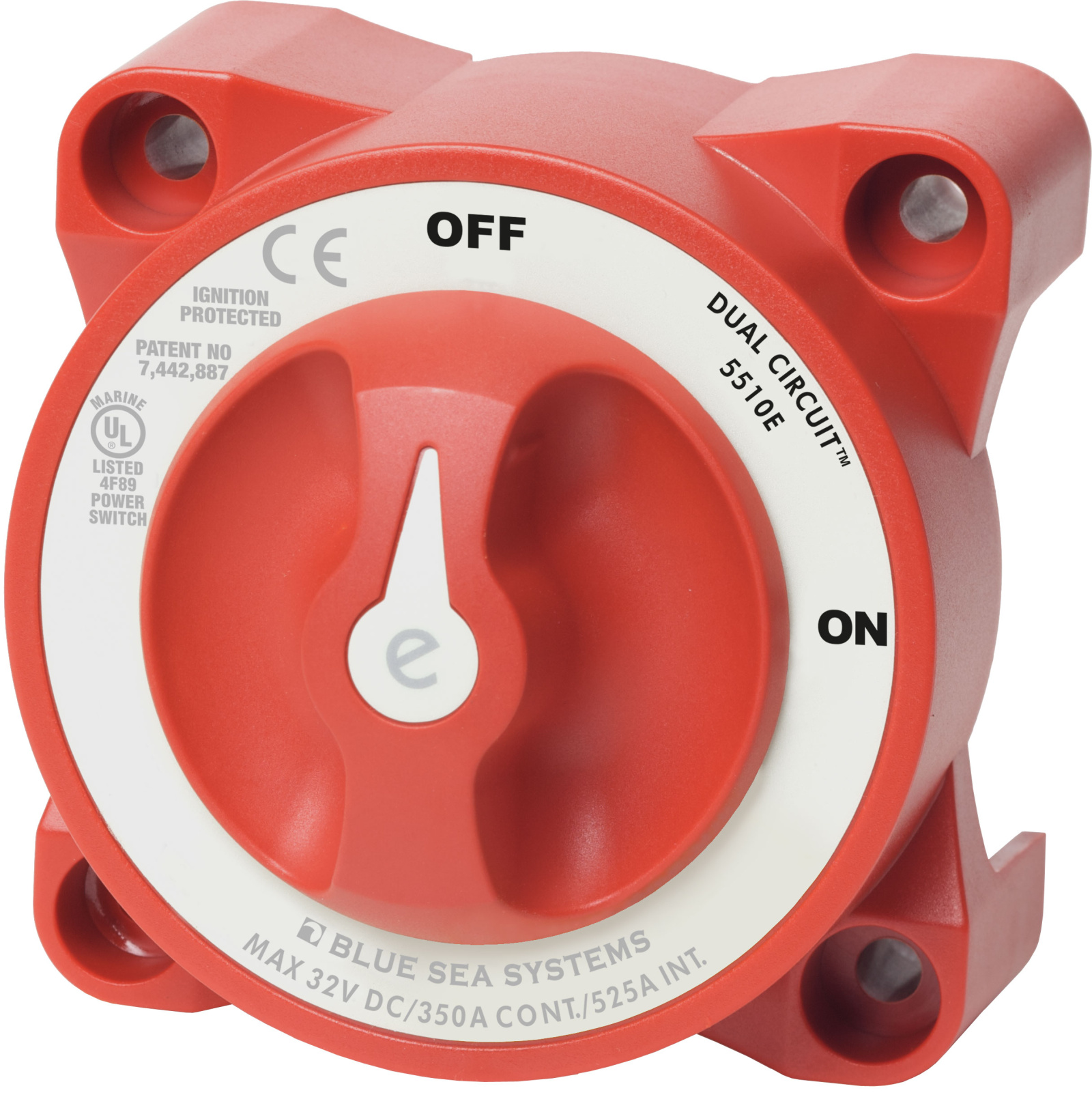 BlueSea e-Series Dual Circuit Battery Switch 5510e