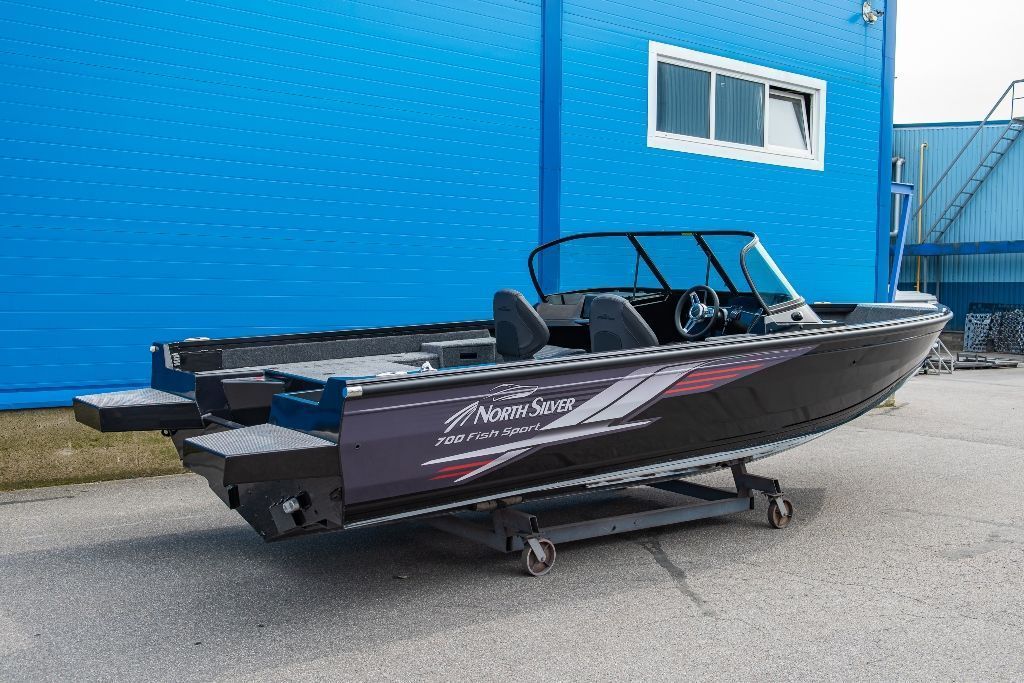 NorthSilver 700 Fish Sport на катере — пример установки, Рыбанутые.РФ