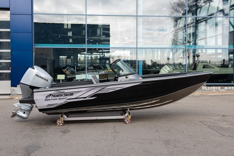 NorthSilver 585 Fish Sport v.2 на катере — пример установки, Рыбанутые.РФ