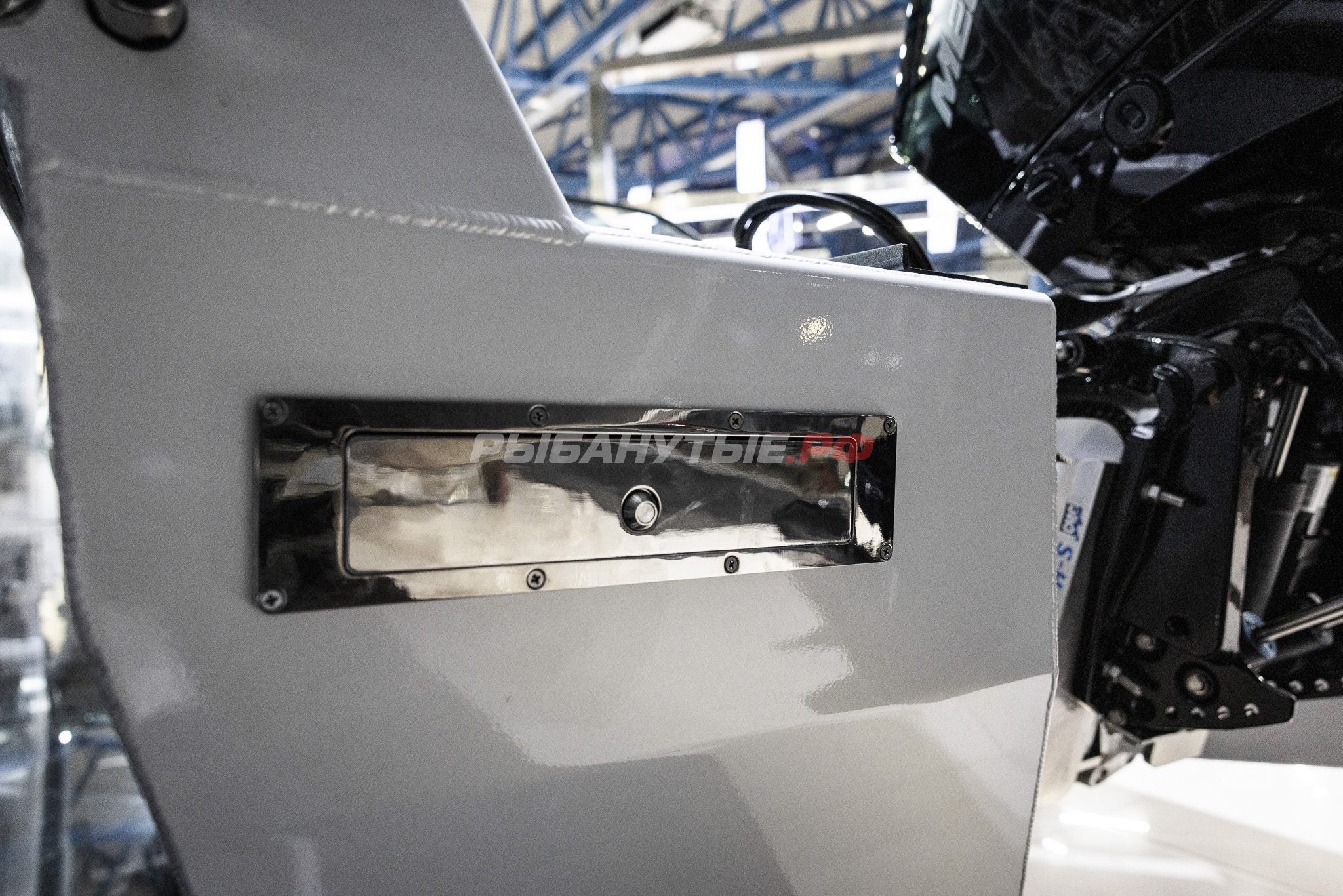 NorthSilver 585M Fish Sport на катере — пример установки, Рыбанутые.РФ