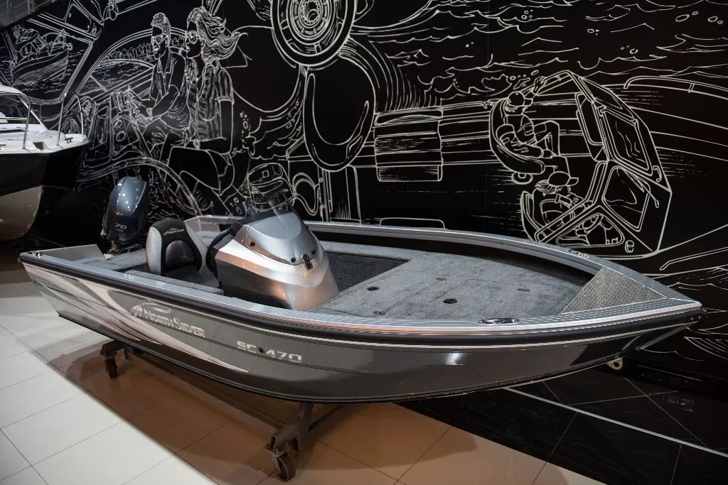 NorthSilver 470 SC на катере — пример установки, Рыбанутые.РФ