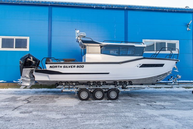 NorthSilver 900 на катере — пример установки, Рыбанутые.РФ