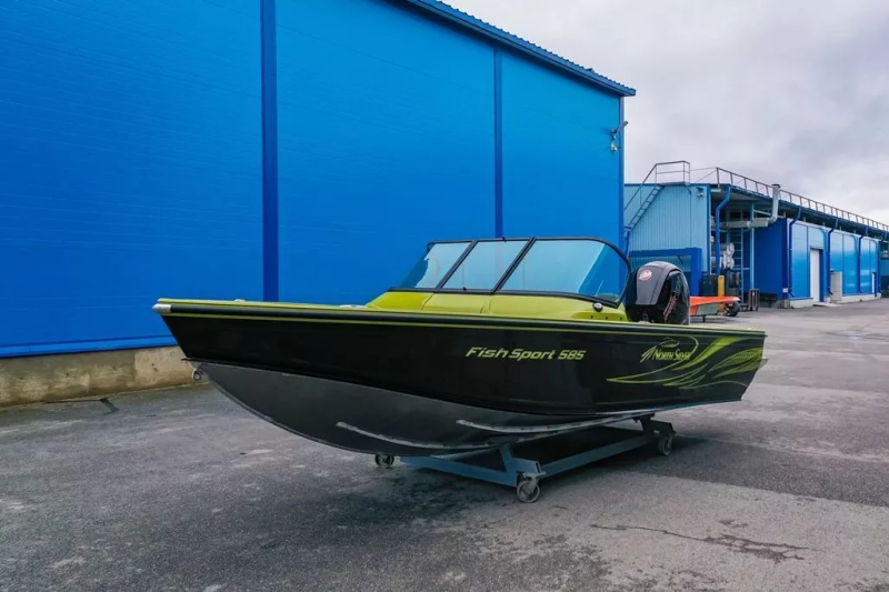 NorthSilver 585 Fish Sport на катере — пример установки, Рыбанутые.РФ