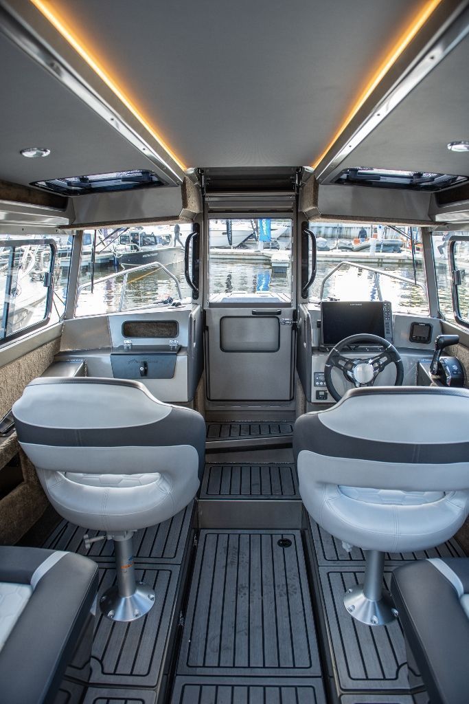 NorthSilver 766 L на катере — пример установки, Рыбанутые.РФ