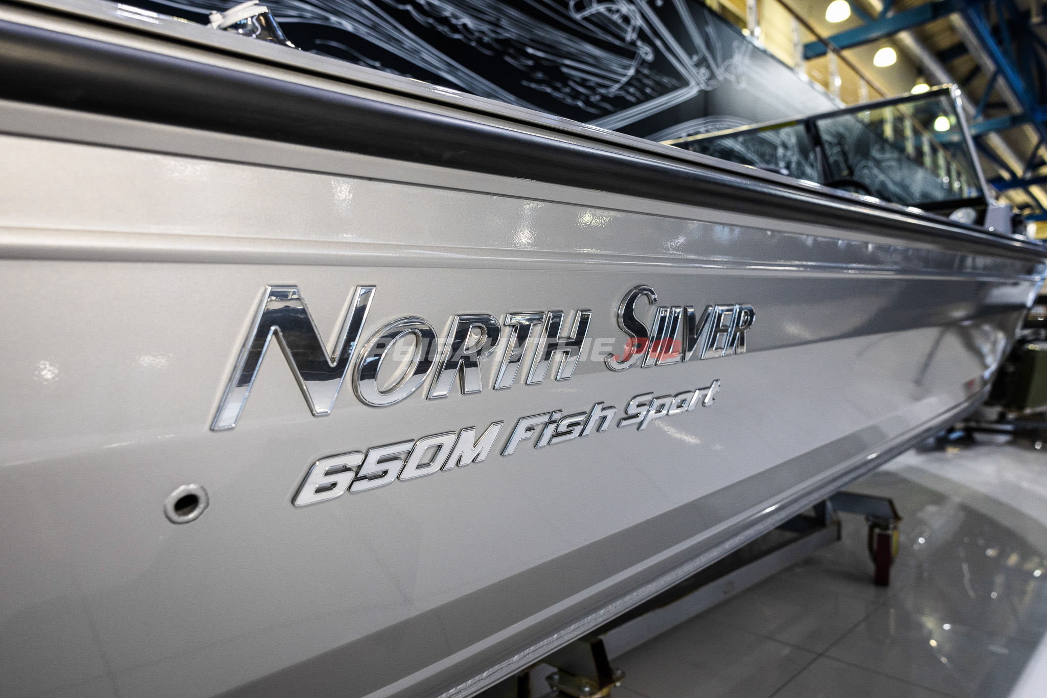 NorthSilver 650M Fish Sport на катере — пример установки, Рыбанутые.РФ