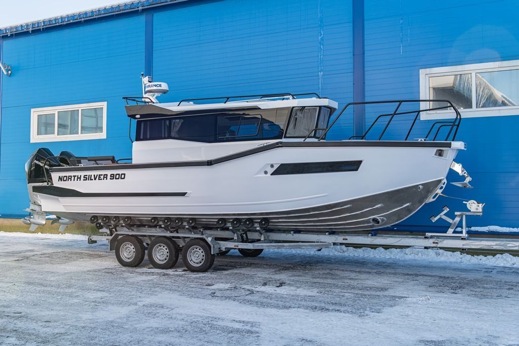 NorthSilver 900 на катере — пример установки, Рыбанутые.РФ