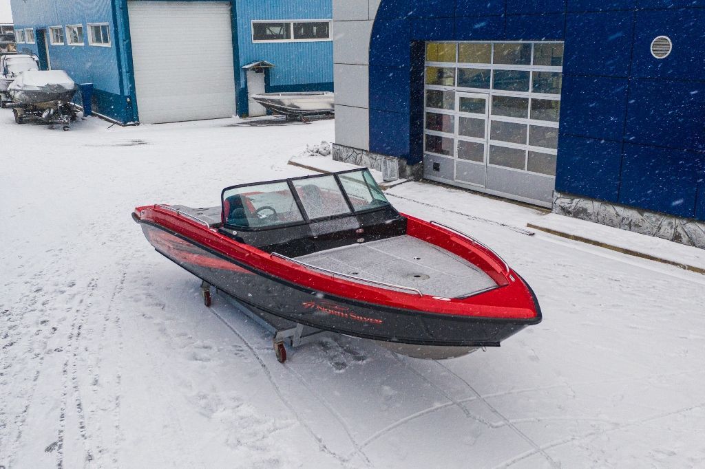 NorthSilver Husky 650 SF на катере — пример установки, Рыбанутые.РФ