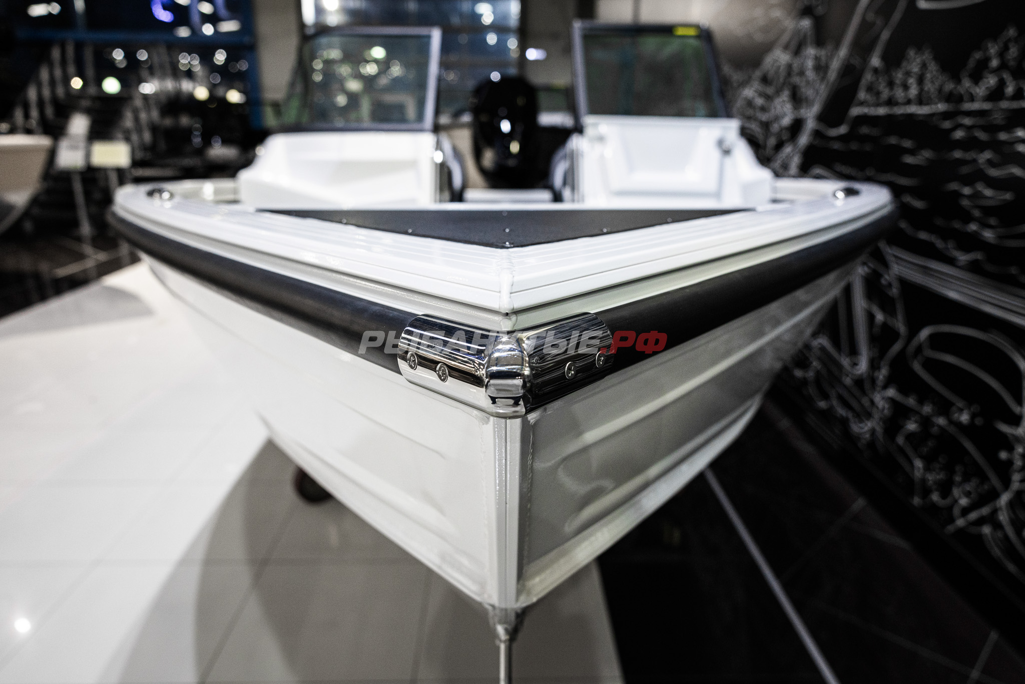 NorthSilver 585M Fish Sport на катере — пример установки, Рыбанутые.РФ