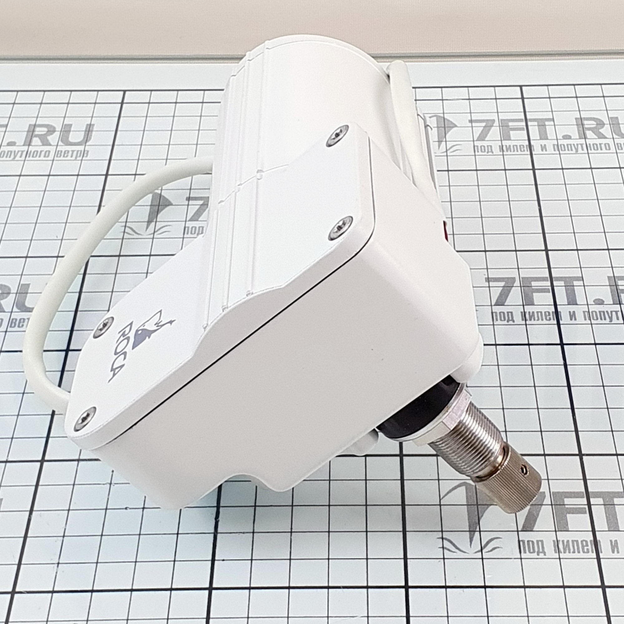 Двухскоростной привод стеклоочистителя Roca W12 533011 12 В 45-110° белый цвет