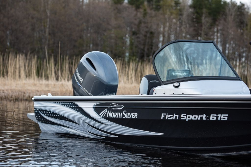 NorthSilver 615 Fish Sport на катере — пример установки, Рыбанутые.РФ